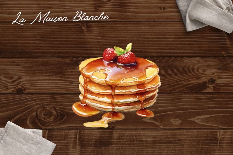 Crêpe au Miel Fraise